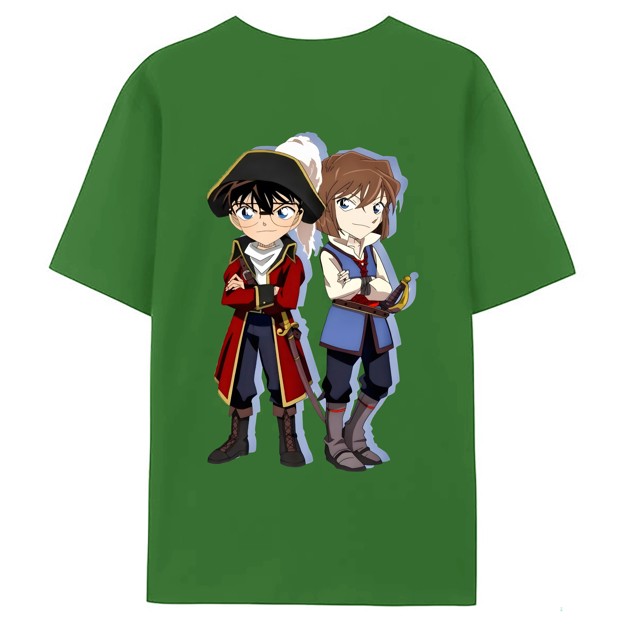 （画像用） 名探偵コナン 灰原 哀 はいばら あい Detective Conan Anita Hailey、Vi Graythorn Haibara Ai レディース半袖Tシャツ(バックプリント)